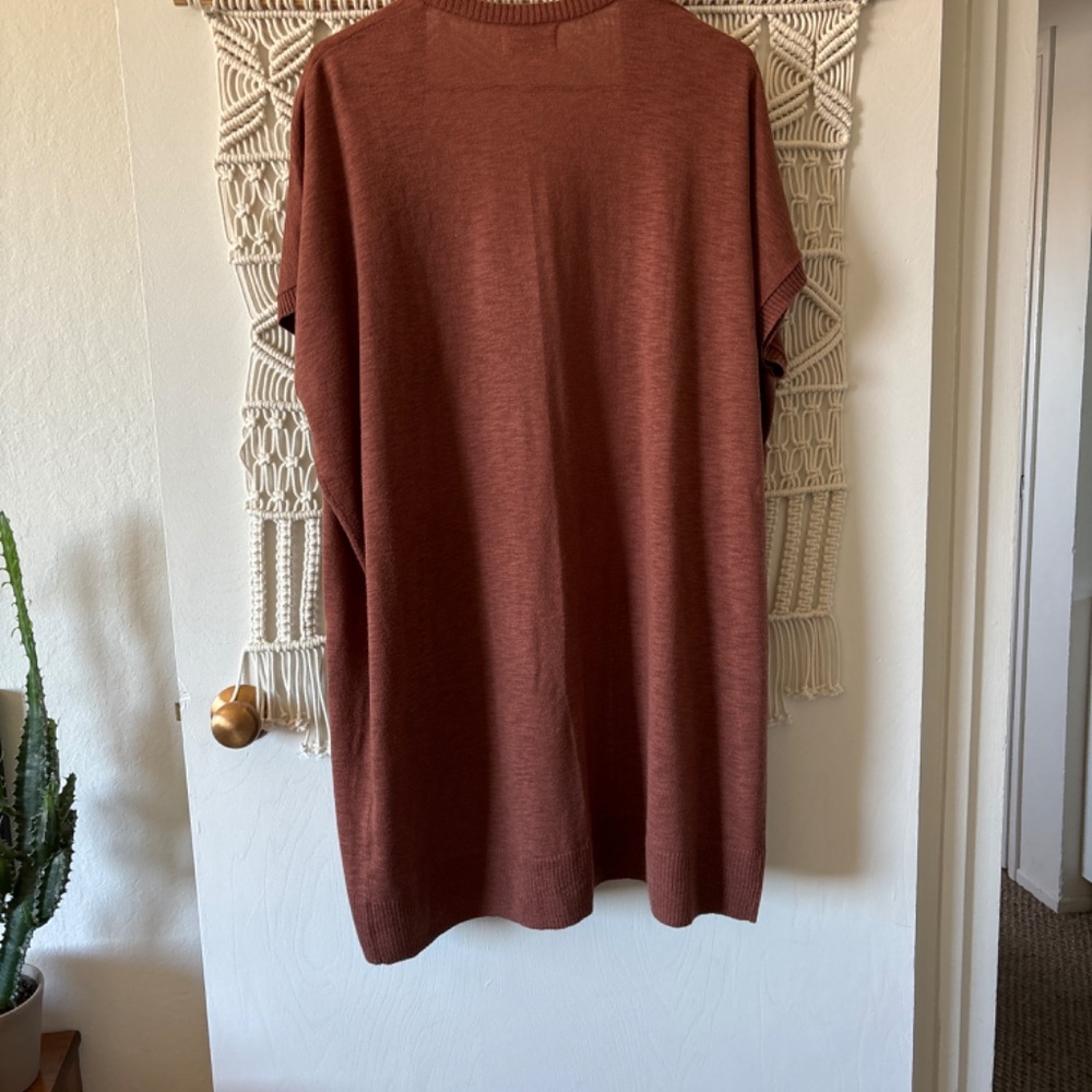 Lightweight open rust cardigan - Picture 4 of 4